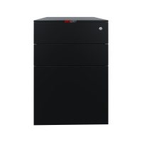 black mobile pedestal