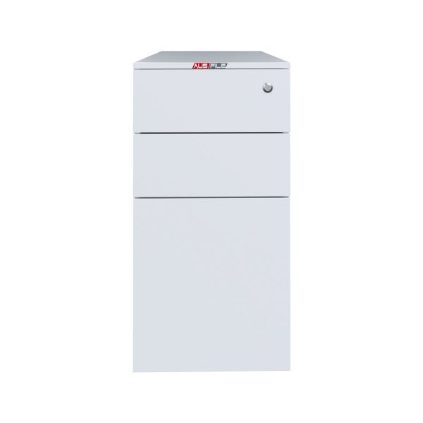 AusFile-MoPed-300W-White-1 white mobile pedestal