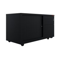 black mobile caddy left hand