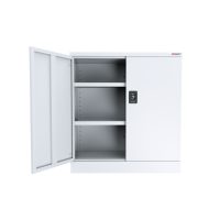 white stationery cupboard