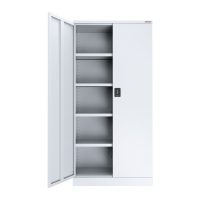 white stationery cupboard