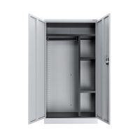 AusFile Grey Executive Cupboard - Black Kit