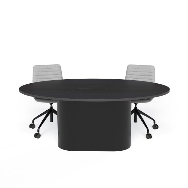 Meeting-Table-(S)---Black---black-ply---Front