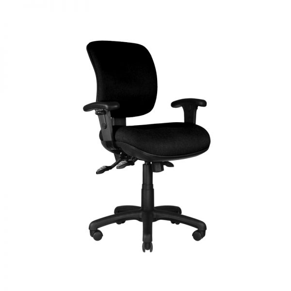 Vortex Max MB_Black3 Vortex Max Chair - Medium Back (with arms)