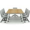 iSpace Form - Rectangular Table (1200 Leg)