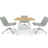 iSpace Form - Square Table (750 Leg)