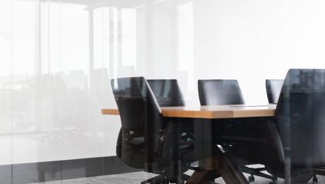meeting table in office